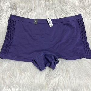 Torrid Boyshort purple cutout sides 4x